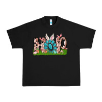 Black hop rabbit Urban Heavy Tee - MaliasSmallBusiness