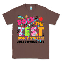 Chestnut rock the test don't stress! just do your best Classic Tee - JahusDesignShop