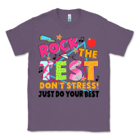 Lavender rock the test don't stress! just do your best Classic Tee - JahusDesignShop