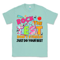 Seafoam rock the test don't stress! just do your best Classic Tee - JahusDesignShop