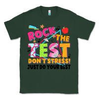 Sports Green rock the test don't stress! just do your best Classic Tee - JahusDesignShop