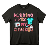 Asphalt nursing is my cardio Heavy Core Tee - BarkalooDesign