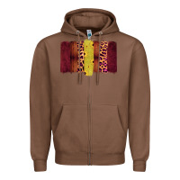 Chestnut Western Farm Life Brushstrokes Zipper Hoodie - Bettercallsaul