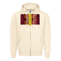 Sandshell Western Farm Life Brushstrokes Zipper Hoodie - Bettercallsaul