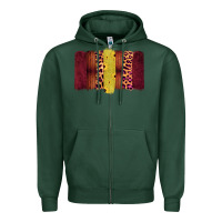 Sports Green Western Farm Life Brushstrokes Zipper Hoodie - Bettercallsaul