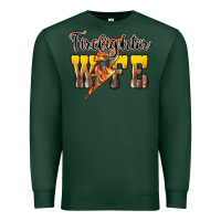 Sports Green Firefighter wife lightning bolt Premium Sweatshirt - HowdyJamesFarm