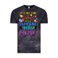 Cloud Black bingo Vintage Tee - MaliasSmallBusiness
