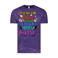 Cloud Purple bingo Vintage Tee - MaliasSmallBusiness