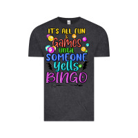 Vintage Black bingo Vintage Tee - MaliasSmallBusiness