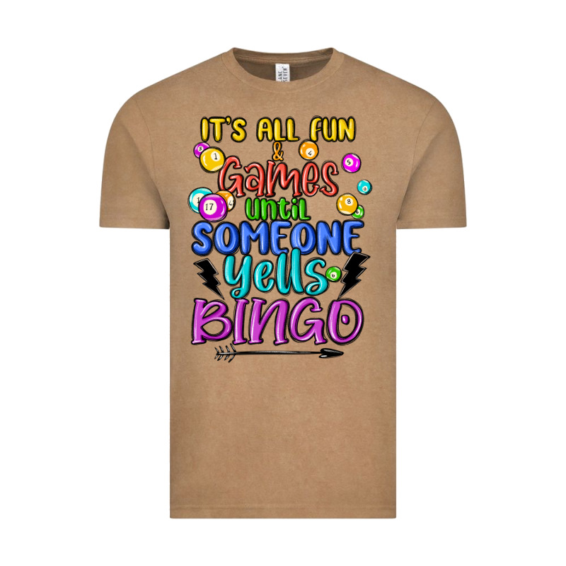 Bingo Vintage Tee by MaliasSmallBusiness | Teevron