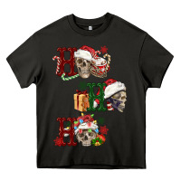 Asphalt ho ho ho skull Heavy Core Tee - FaDigitalArtStudio