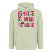 Matcha Be mine be mine be mine Valentine's Day Heavyweight Hoodie - HowdyJamesFarm