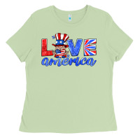 Matcha love america gnome Ladies Tee - HRA Design Shop