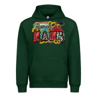 Forest Green Ranch mama Motthaer's Day Urban Hoodie - FaDigitalArtStudio