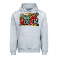 Heather Grey Ranch mama Motthaer's Day Urban Hoodie - FaDigitalArtStudio