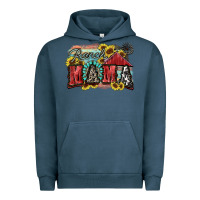 Pigment Midnight Navy Ranch mama Motthaer's Day Urban Hoodie - FaDigitalArtStudio