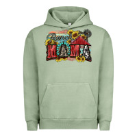 Pigment Oil Green Ranch mama Motthaer's Day Urban Hoodie - FaDigitalArtStudio