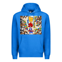 True Royal love puzzle ribbon Premium Hoodie - TumblerDesignByShophia