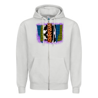 Dove Grey Purple Glitter Western Farm Life Brush Strokes Zipper Hoodie - Bettercallsaul
