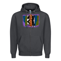 Smoke Purple Glitter Western Farm Life Brush Strokes Zipper Hoodie - Bettercallsaul