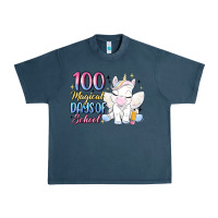 Midnight Navy 100 magical days of school Urban Heavy Tee - MaliasSmallBusiness