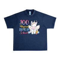 Navy 100 magical days of school Urban Heavy Tee - MaliasSmallBusiness