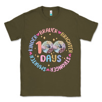 Army Green 100 days of school Classic Tee - MaliasSmallBusiness