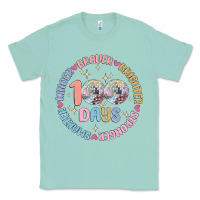 Seafoam 100 days of school Classic Tee - MaliasSmallBusiness
