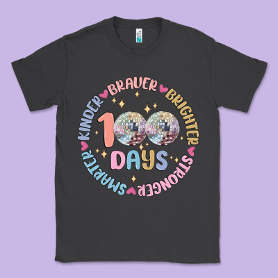 100 Days Of School Classic Tee Designed By Maliassmallbusiness