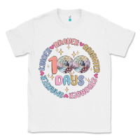 White 100 days of school Classic Tee - MaliasSmallBusiness