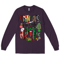 Plum santas favorite rt nurse Long Sleeve Tee - MaliasSmallBusiness