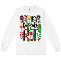 White santas favorite rt nurse Long Sleeve Tee - MaliasSmallBusiness