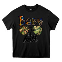 Black baby of both Heavy Core Tee - CowhideDigitalArt