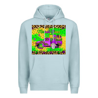 Blue Mist mardi gras gnome truck Premium Hoodie - JahusDesignShop