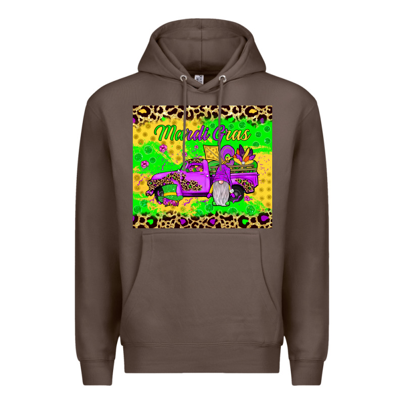 Mardi Gras Gnome Truck Premium Hoodie by JahusDesignShop | Teevron