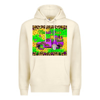 Sandshell mardi gras gnome truck Premium Hoodie - JahusDesignShop