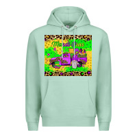 Seafoam mardi gras gnome truck Premium Hoodie - JahusDesignShop