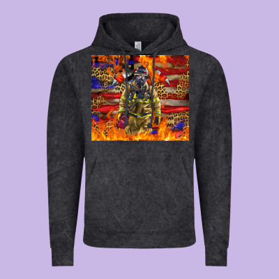 Western Firefighter With American Vintage Hoodie Designed By Lillyallendesigns