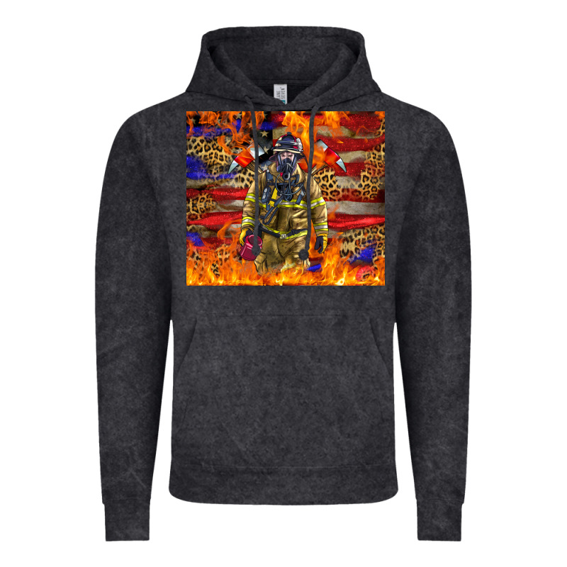 Western Firefighter With American Vintage Hoodie by LillyAllenDesigns | Teevron