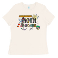 Bone math teacher Ladies Tee - CowhideDigitalArt