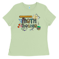 Matcha math teacher Ladies Tee - CowhideDigitalArt