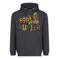 Smoke Egg hunter with rabbit Easter Day Heavyweight Hoodie - HowdyJamesFarm