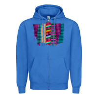 True Royal Western Farm Life Serape Brush Stroke Zipper Hoodie - Bettercallsaul