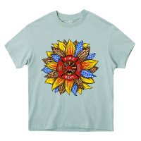 Firefighter Sunflower Heavy Core Tee | Teevron