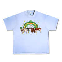 Grape Ice cow st patrick days Urban Heavy Tee - MaliasSmallBusiness