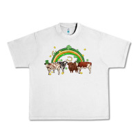 Lunar Rock cow st patrick days Urban Heavy Tee - MaliasSmallBusiness