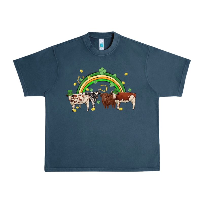 Cow St Patrick Days Urban Heavy Tee by MaliasSmallBusiness | Teevron