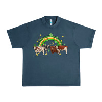 Midnight Navy cow st patrick days Urban Heavy Tee - MaliasSmallBusiness