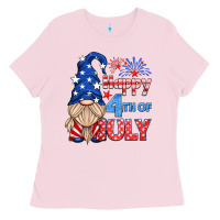 Happy 4th Of July Gnome Ladies Tee | Teevron
