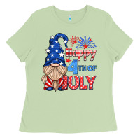 Matcha happy 4th of july gnome Ladies Tee - HRA Design Shop